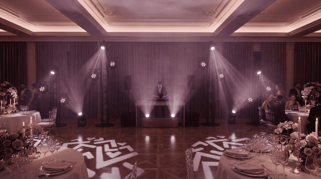 Concept lumière dans un lieu très luxueux
